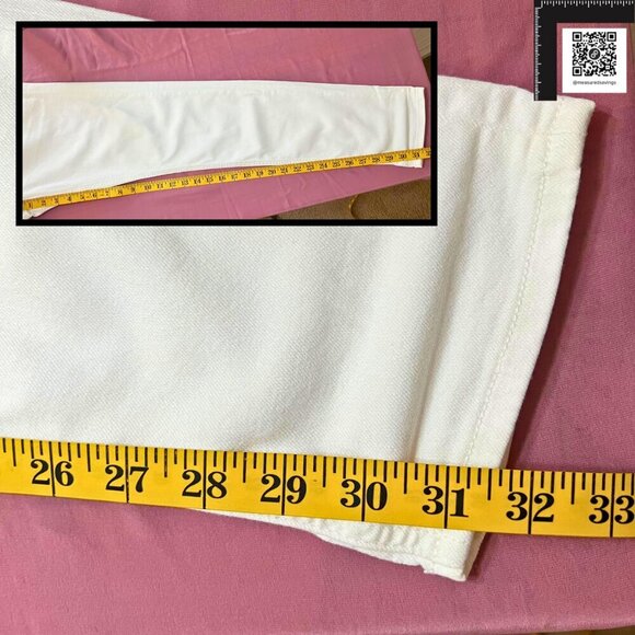 Rag & Bone (29 - NWT] The Dre Boyfriend Skinny Jeans in Aged Bright White - Picture 10 of 13